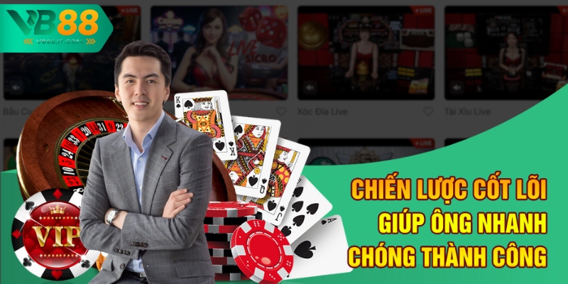 Chiến lược cốt lõi giúp ông nhanh chóng thành công