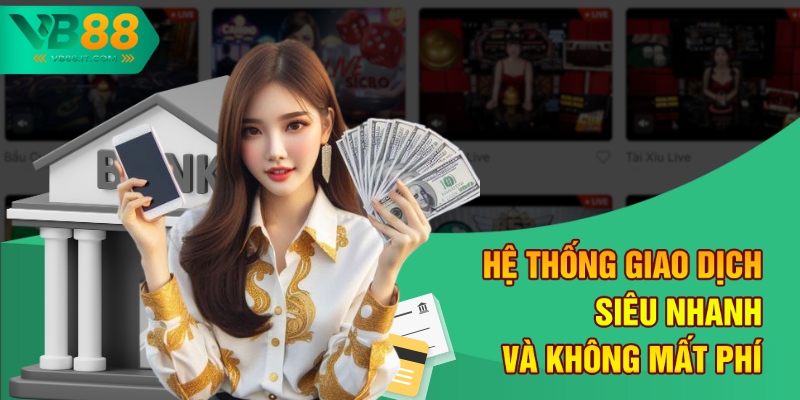 Hệ thống giao dịch siêu nhanh và không mất phí