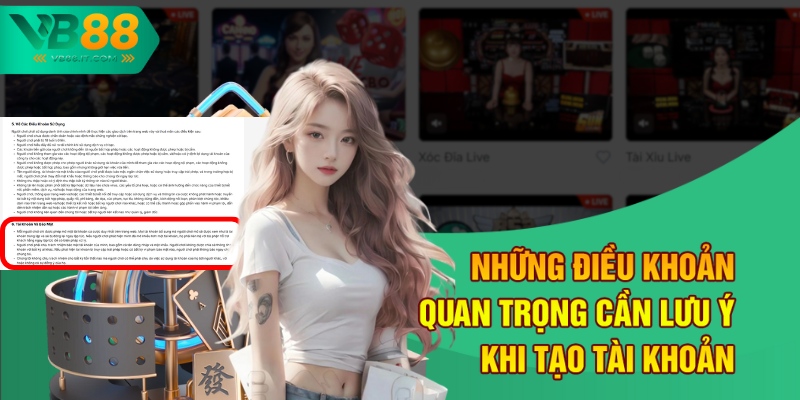 Đăng Ký VB88 - Chi Tiết Các Bước Tham Gia Nhà Cái 1 Những điều khoản quan trọng cần lưu ý khi tạo tài khoản