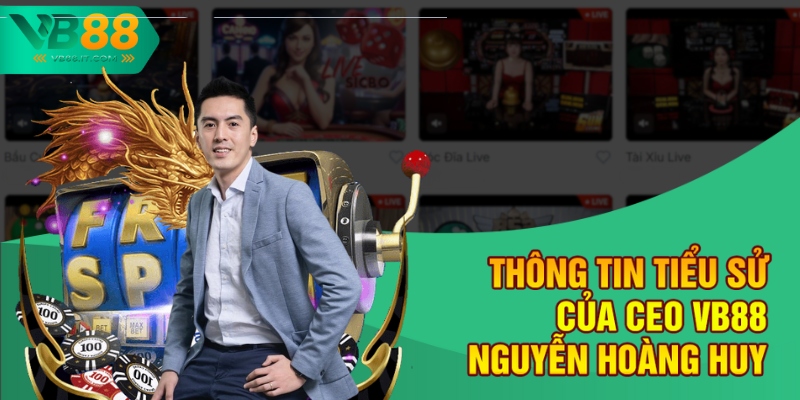 Thông tin tiểu sử của CEO VB88 Nguyễn Hoàng Huy